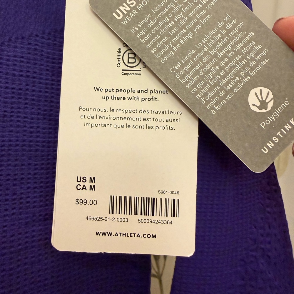 Athleta Flurry Seamless Hoodie NWT - Picture 3 of 4